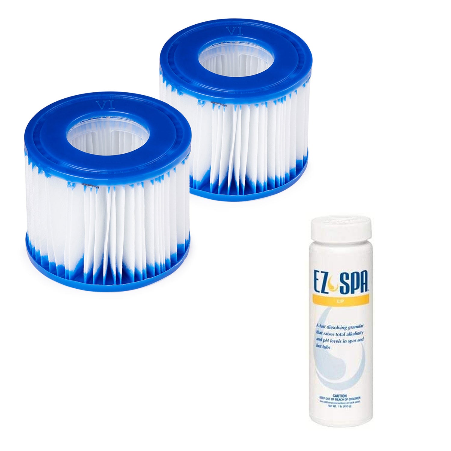 Coleman SaluSpa Pool Filter Type VI Replacement Cartridge w/ Balancing Chemicals