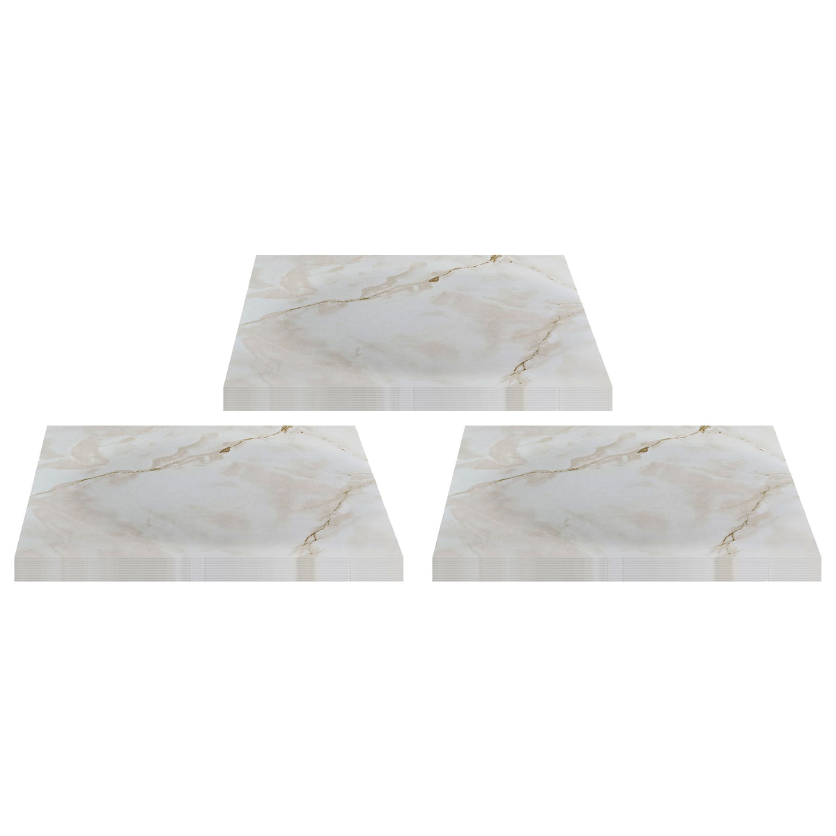 Achim Home Furnishings Nexus Peel & Stick Vinyl Floor Tile, White Marble, 60Pk
