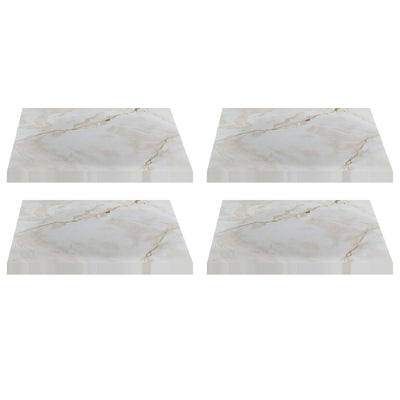 Achim Home Furnishings Nexus Peel & Stick Vinyl Floor Tile, White Marble, 80Pk