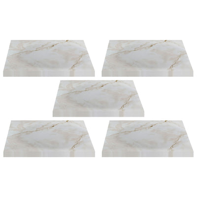 Achim Home Furnishings Nexus Peel & Stick Vinyl Floor Tile, White Marble, 100Pk