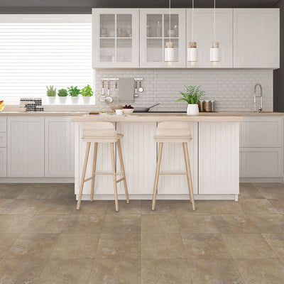 Achim Home Furnishings Nexus Peel & Stick Vinyl Floor Tile, Light Slate, 80Pk