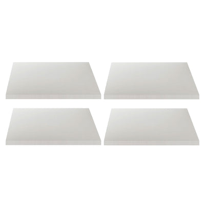 Achim Home Furnishings Nexus Peel & Stick Vinyl Floor Tile, Solid White, 80pk