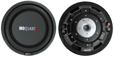 2) MB QUART RLP304 12" 1200W Car Shallow Slim Mount Subwoofers Subs Audio Woofer