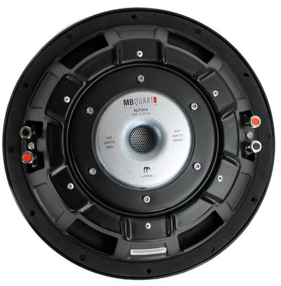 2) MB QUART RLP304 12" 1200W Car Shallow Slim Mount Subwoofers Subs Audio Woofer