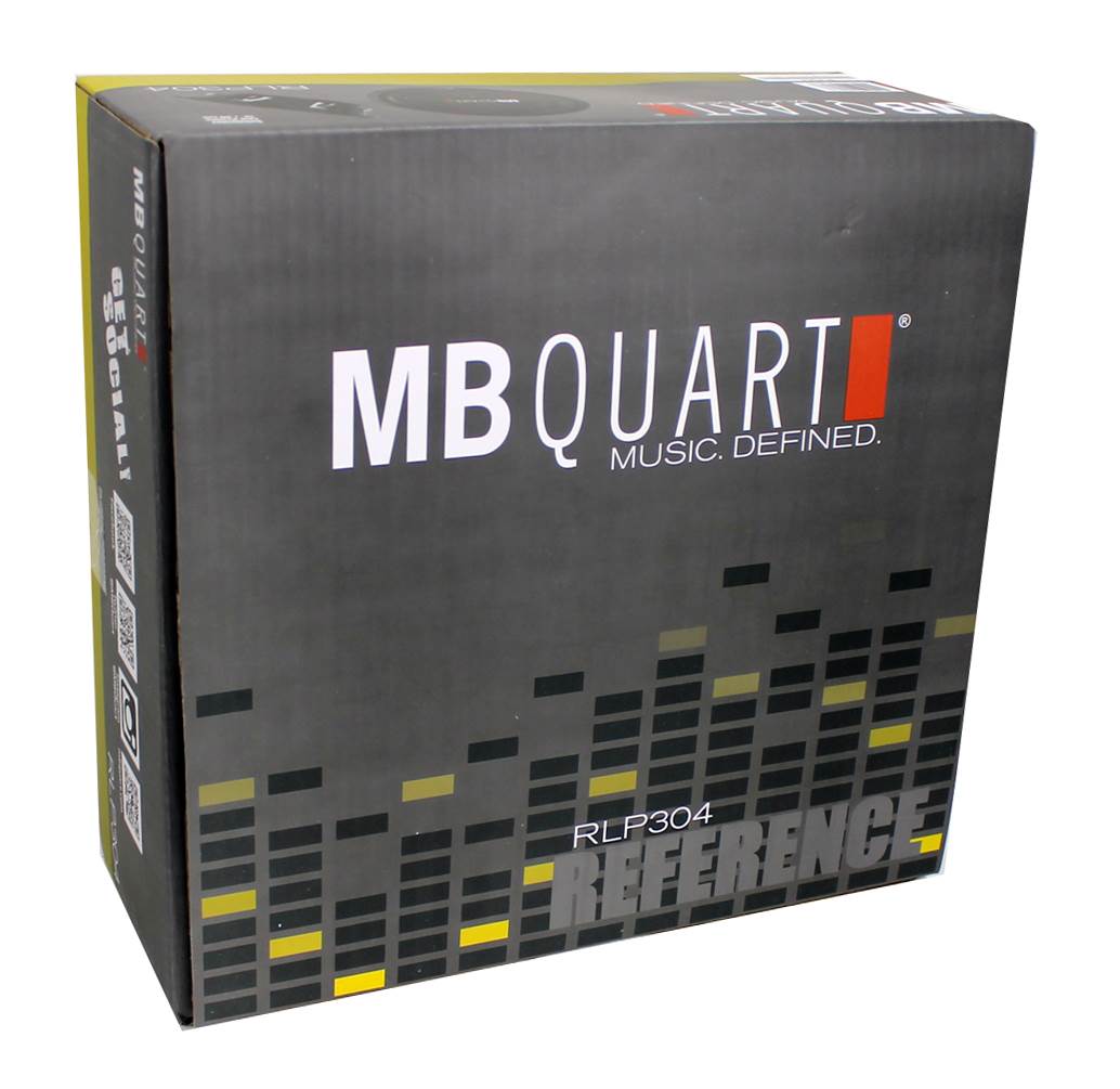 2) MB QUART RLP304 12" 1200W Car Shallow Slim Mount Subwoofers Subs Audio Woofer