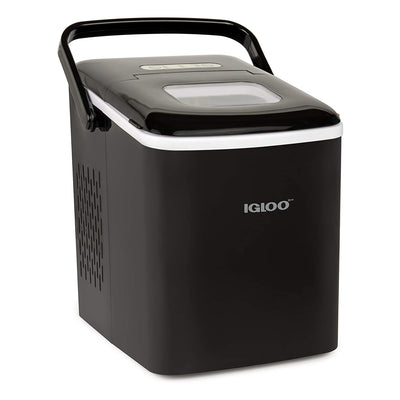 Igloo Portable Countertop Ice Maker, 26 Pound Capacity, Black (For Parts)
