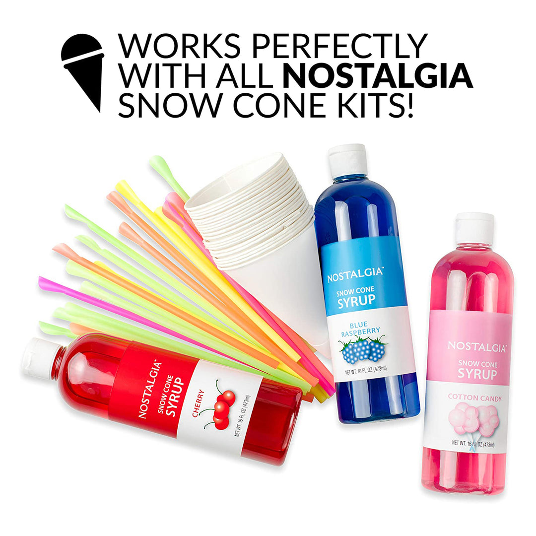 Nostalgia Coca-Cola 20oz Countertop Snow Cone Maker Machine (Open Box)