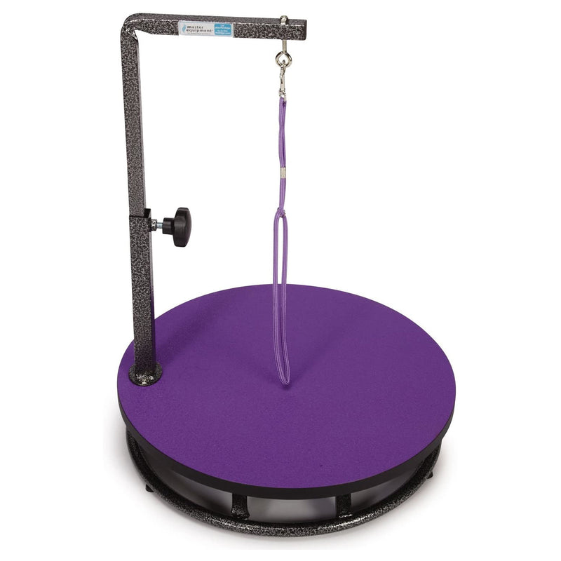 Master Equipment Rotating Small Pet Grooming Platform w/ Adjustable Arm, Purple