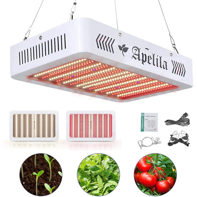 Carambola FS011 3500K LED Hydroponics Full Dual Spectrum Grow Light Sun Lamp