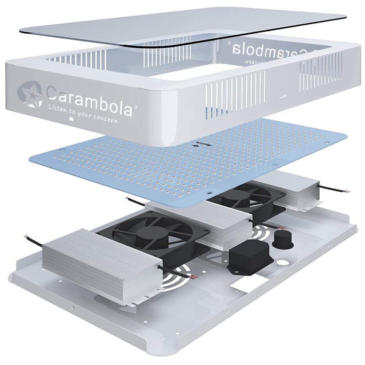 Carambola FS011 3500K LED Hydroponics Full Dual Spectrum Grow Light Sun Lamp