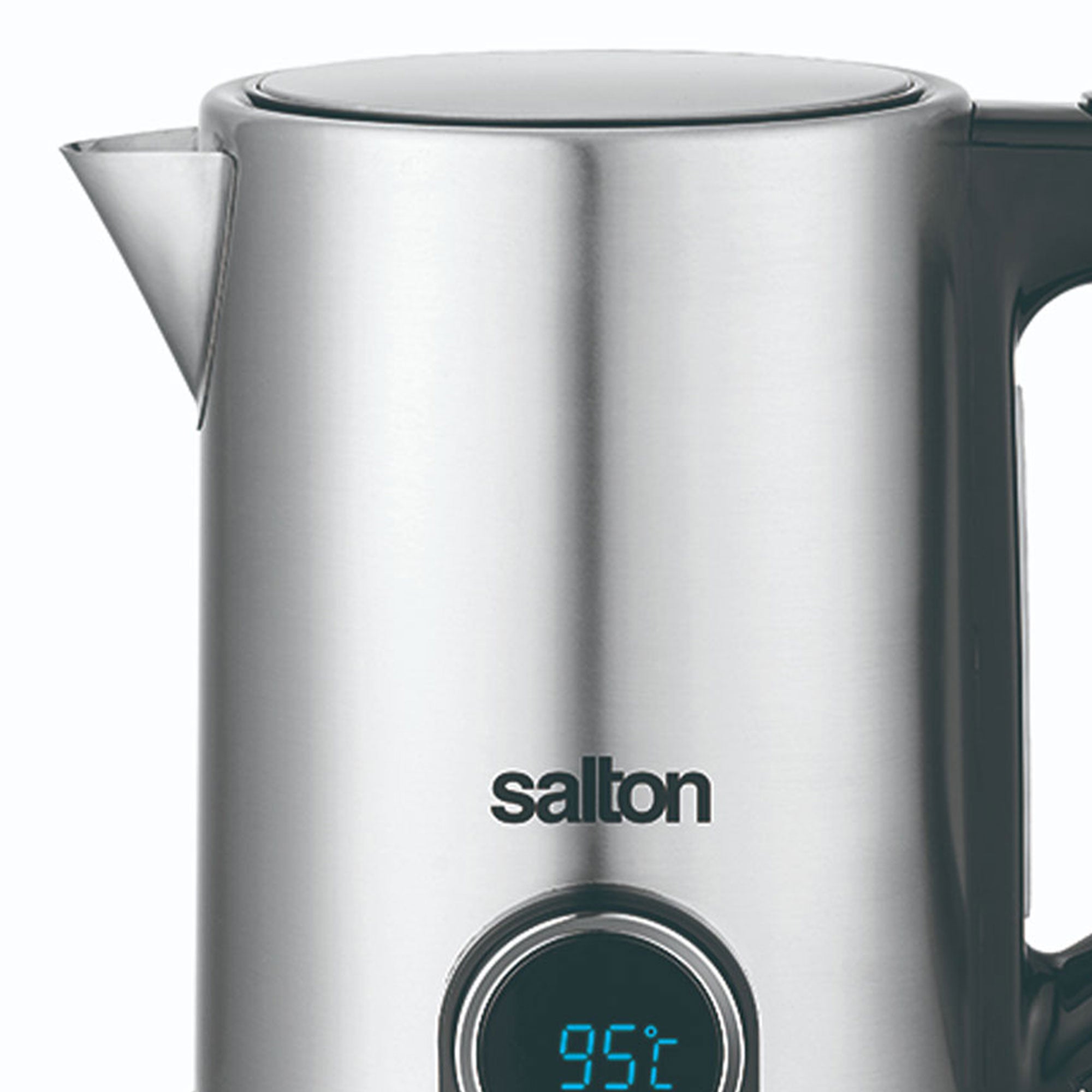 Salton 1.7 Liter Digital Stainless Steel Kitchen Hot Water Tea Kettle (Open Box)