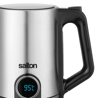 Salton 1.7 Liter Stainless Steel Electric Kitchen Hot Water Tea Kettle (Used)
