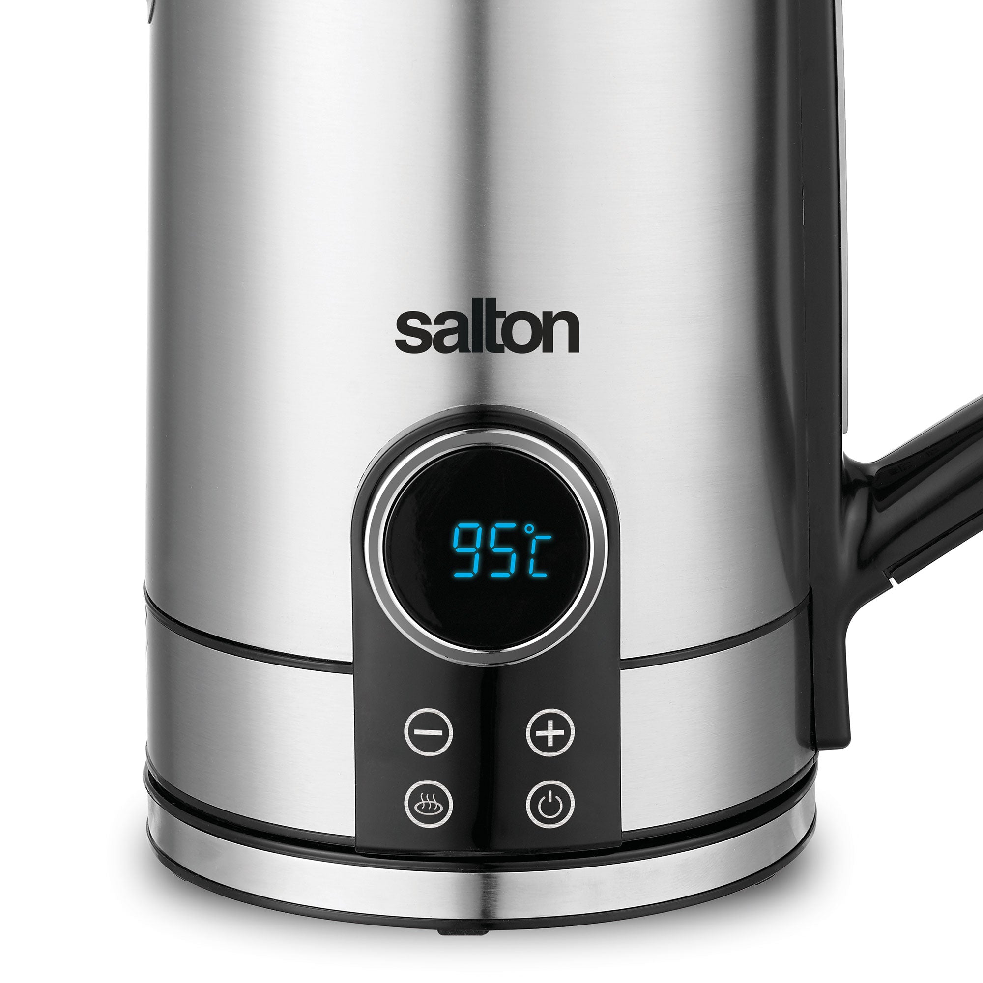 Salton 1.7 Liter Digital Stainless Steel Electric Kitchen Hot Water Tea Kettle