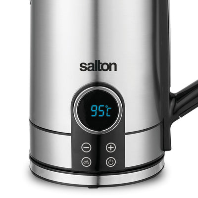 Salton 1.7 Liter Digital Stainless Steel Electric Kitchen Hot Water Tea Kettle