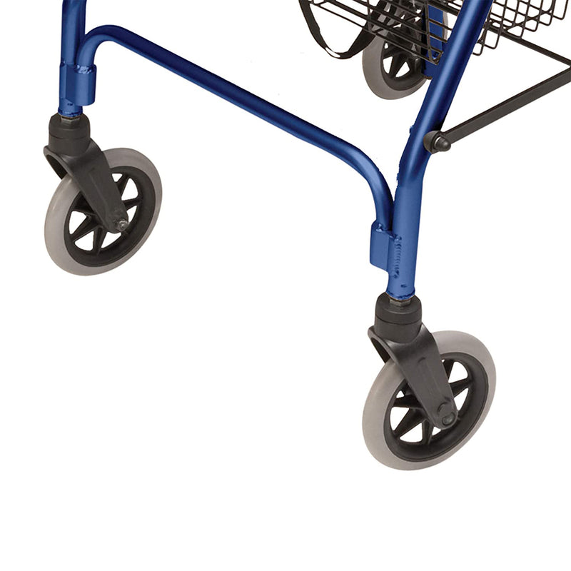 Graham-Field Lumex Rollator with Seat & 6" Wheels, Royal Blue (Open Box)