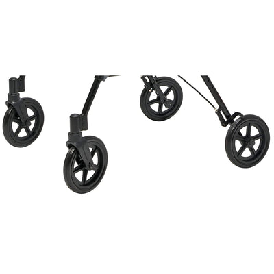 Lumex Set N' Go Wide 2-In-1 Height Adjustable Rollator Walker w/ Pouch(Open Box) - VMInnovations