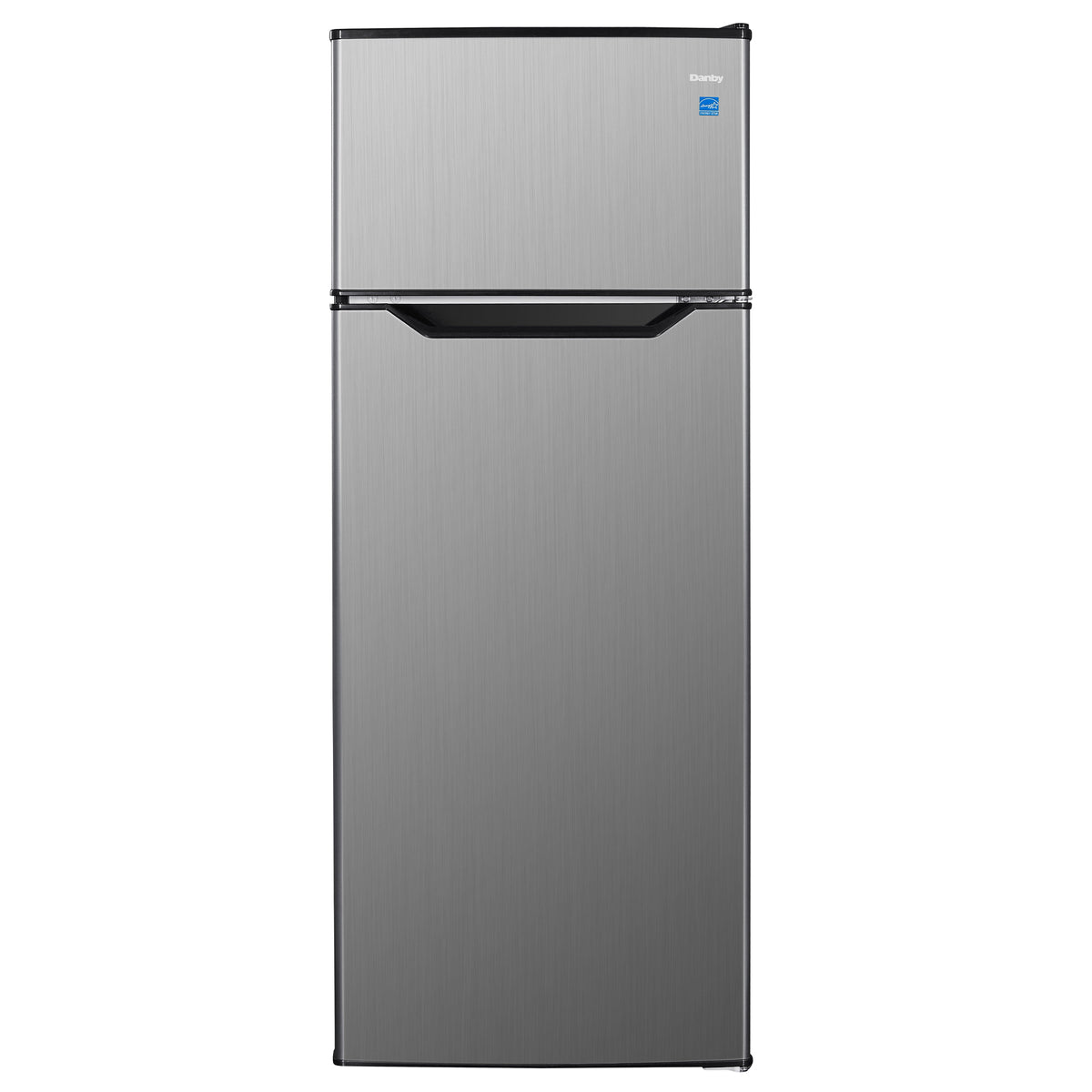 Danby 7.4 Cubic Feet Mid Size Integrated Organizer Top Mount Refrigerator, Gray