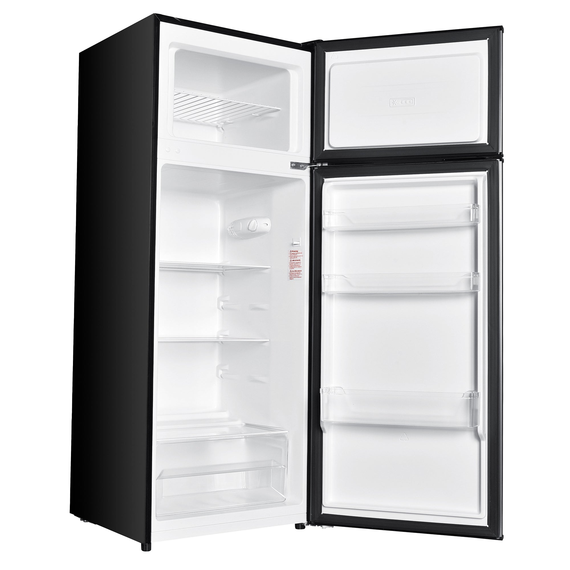 4 Cubic Feet Mid Size Integrated Organizer Top Mount Refrigerator, Gray (Used)