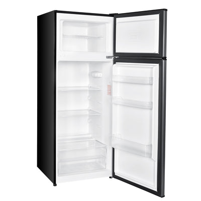 4 Cubic Feet Mid Size Integrated Organizer Top Mount Refrigerator, Gray (Used)