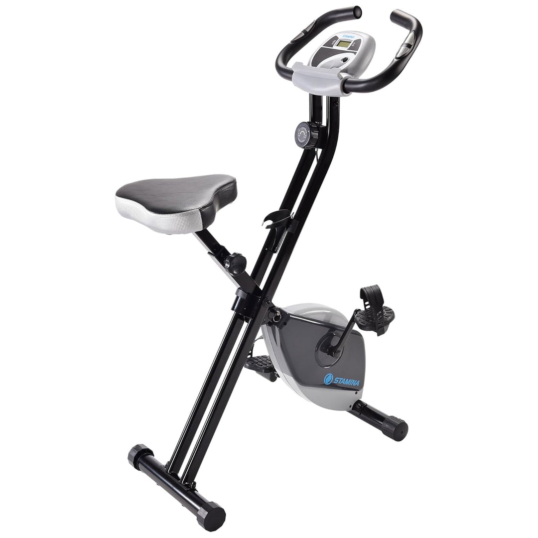 Stamina Products 15-0812 Folding LCD Exercise Bike With Guided Online Workouts