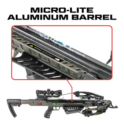 Killer Instinct Boss 405 Crossbow w/ 3 Bolts, Case, & Morrell Double Cube Target