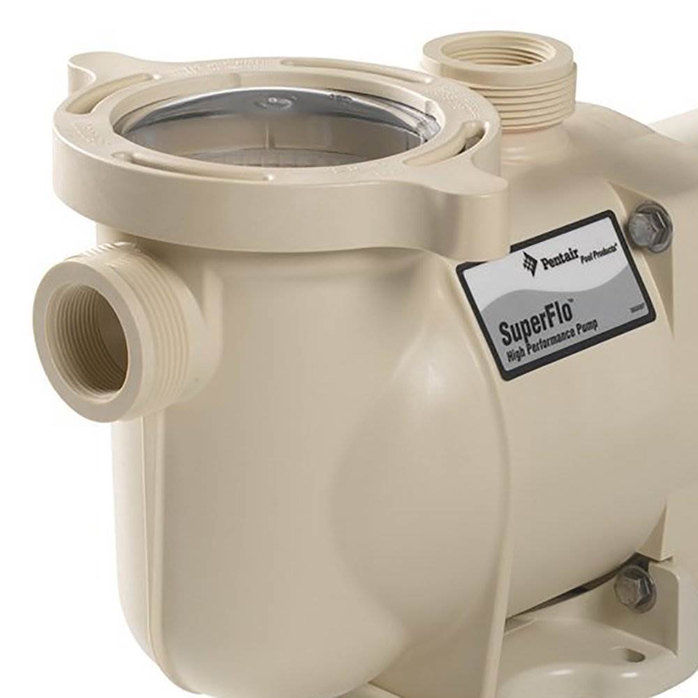 PENTAIR 340040 SuperFlo Inground Swimming Quiet Pool Pump 2 Hp 230V (Open Box)
