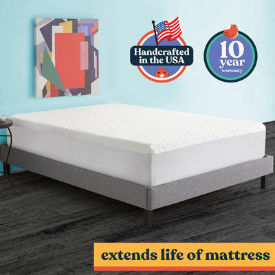 Early Bird Essentials Waterproof Zipper Mattress Encasement, California King - VMInnovations
