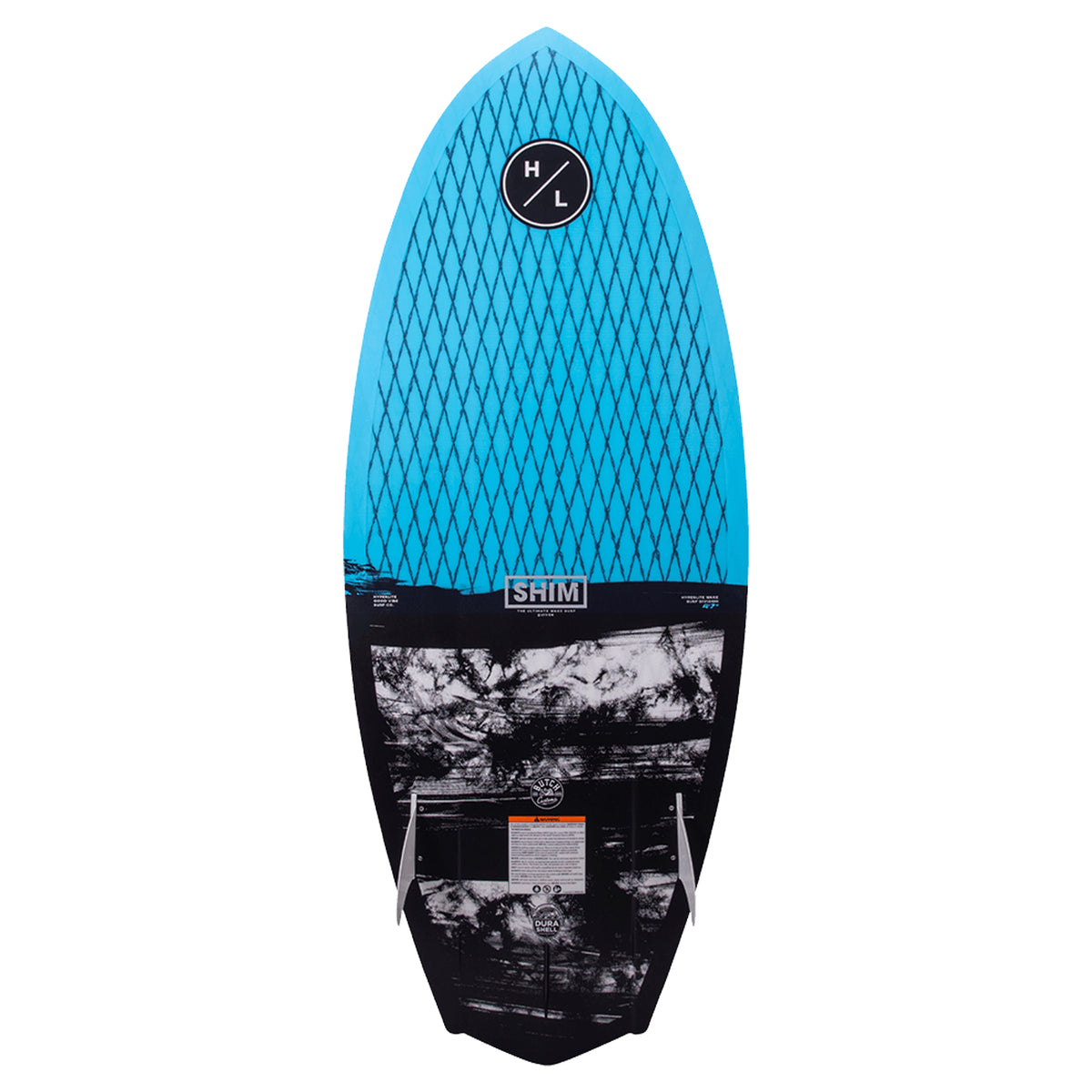 Hyperlite Shim Junior Fiberglass Wakesurfer Board for Kids, Blue (Open Box)