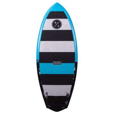 Hyperlite Shim Junior Fiberglass Wakesurfer Board for Kids, Blue (Open Box)
