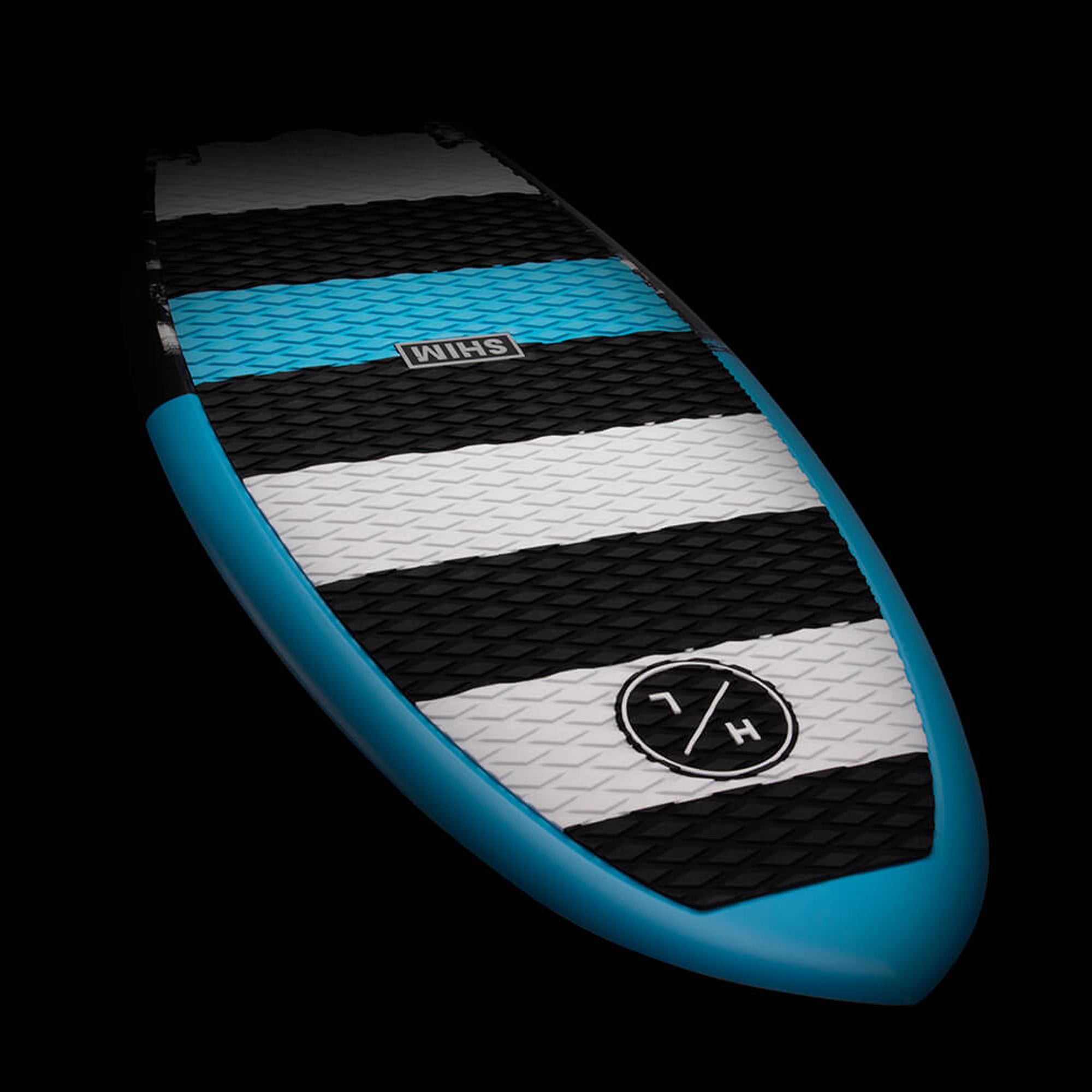 Hyperlite Shim Junior Fiberglass Wakesurfer Board for Kids, Blue (Open Box)