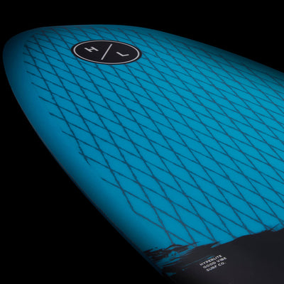 Hyperlite Shim Junior Fiberglass Wakesurfer Board for Kids, Blue (Open Box)