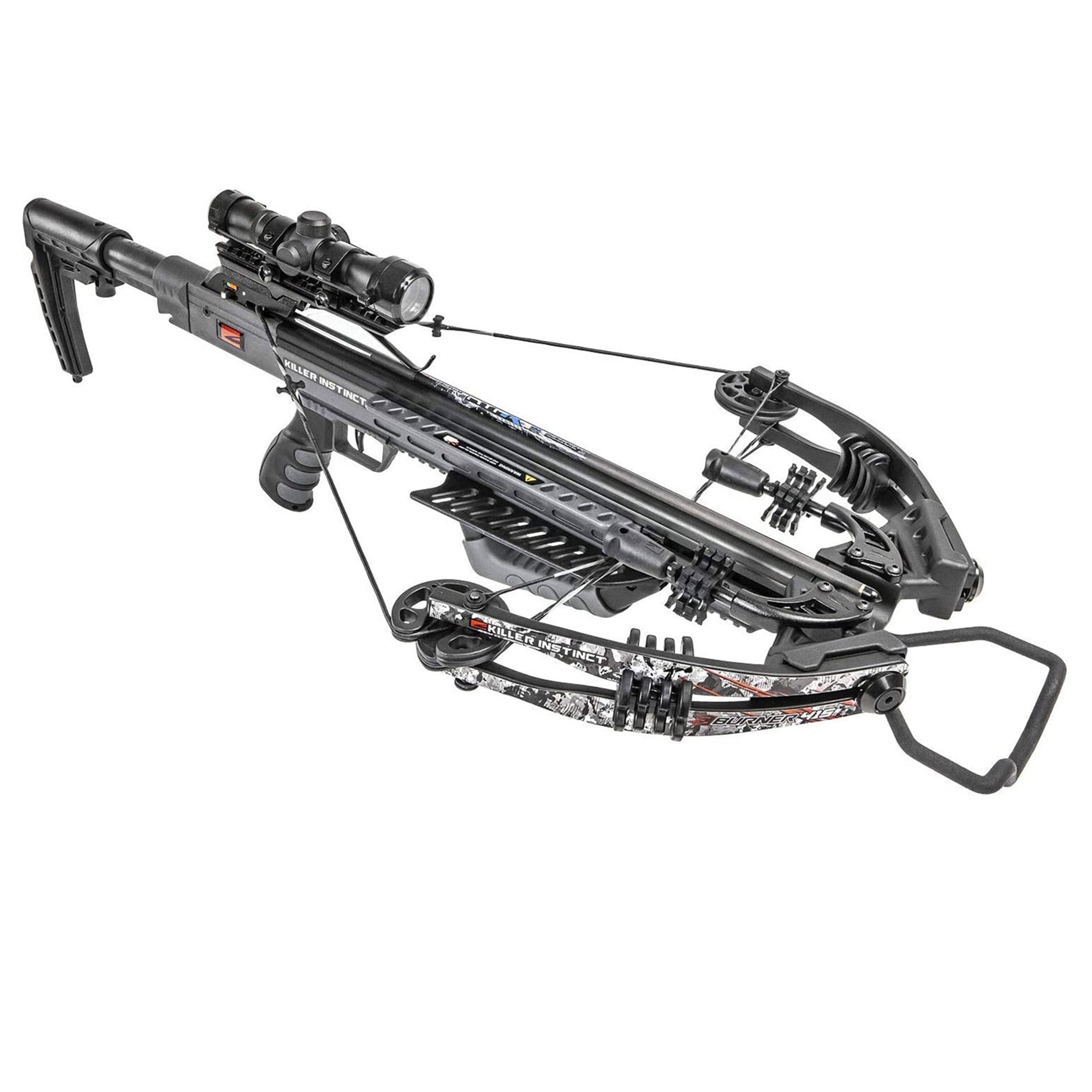 Killer Instinct Burner 415 Crossbow w/ Slayer Case, Bolts, & Morrell Cube Target