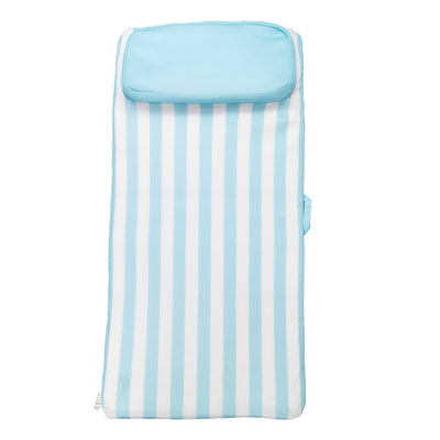 Comfy Floats No Inflate Water Lounger Pool Float And Inflatable Striped Hammock