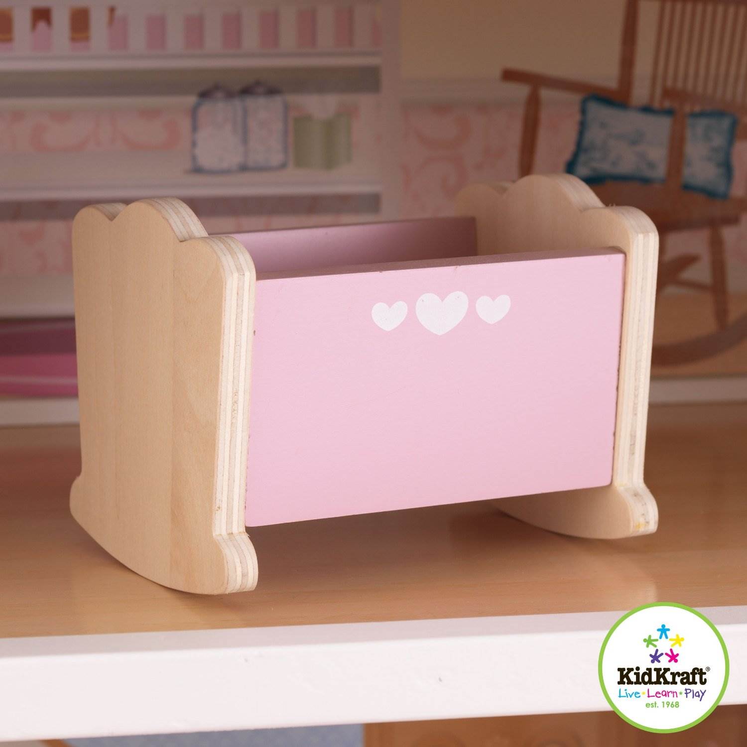KidKraft Savannah Girls Pretend Play Wood Toy Dollhouse