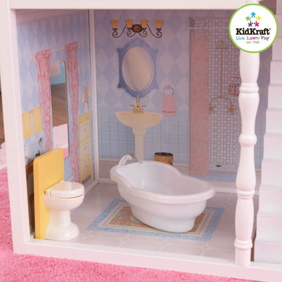 KidKraft Savannah Girls Pretend Play Wood Toy Dollhouse - Open Box