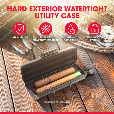Hard Exterior Watertight Utility Case, Black (Open Box)