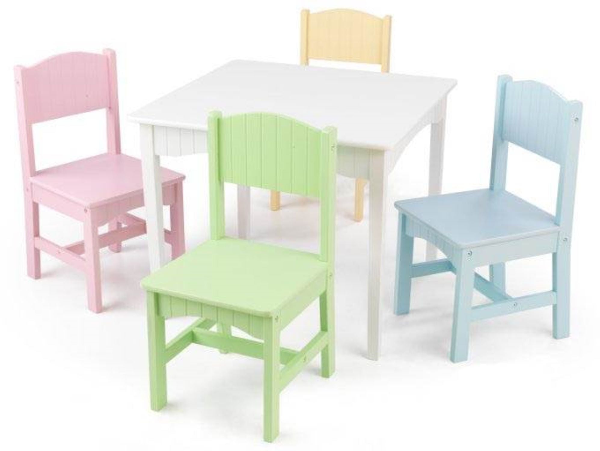 KidKraft Nantucket Pastel Table & Four Chair Set