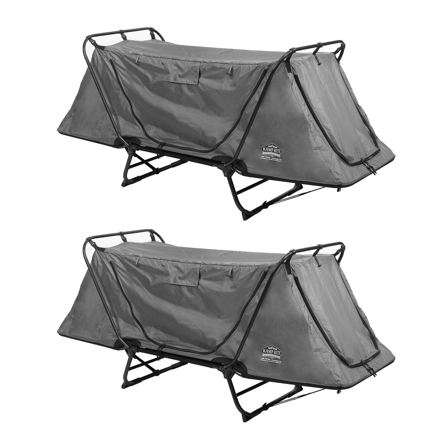Kamp-Rite Original Portable Versatile Cot, Chair, and Tent, Easy Setup (2 pack) - VMInnovations