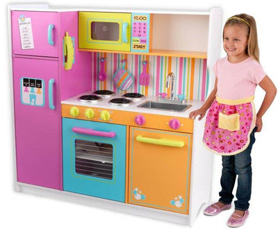 KidKraft Big & Bright Kids Pretend Play Kitchen Toy Set - Used