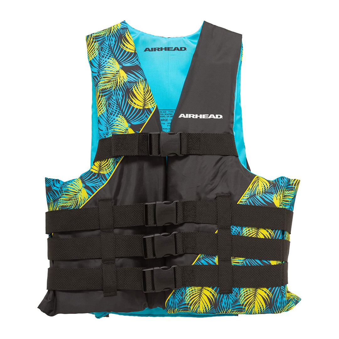 Kwik Tek Airhead Tropic Type III Family Adult Life Vest Jacket, 2XL/3XL (Used)