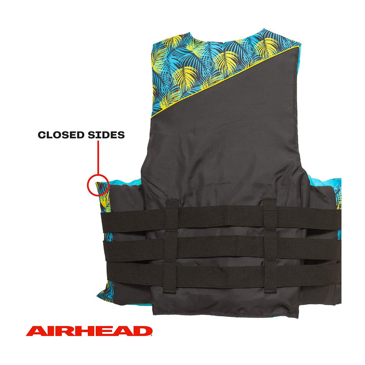 Kwik Tek Airhead Tropic Type III Family Adult Life Vest Jacket, 2XL/3XL (Used)