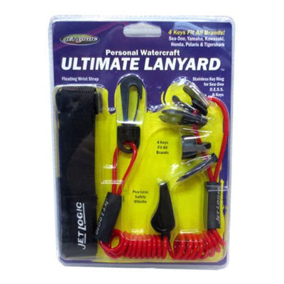 Kwik Tek Jet Ski PWC Ultimate Lanyard w/ Floating Wristband & Whistle (Open Box)