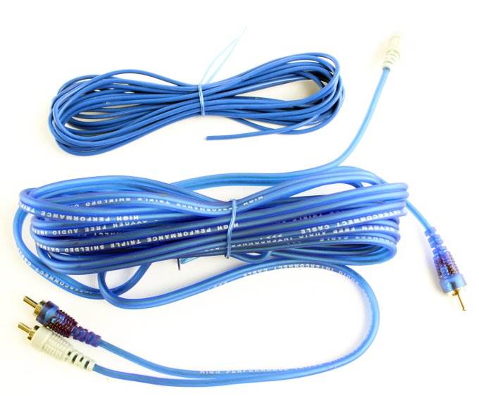 (2) BULLZ AUDIO 4 Gauge Car Amplifier Installation Power Wiring Kits | EPAK4R