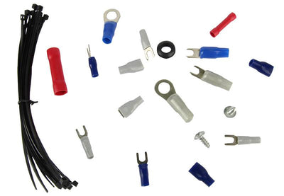 (2) BULLZ AUDIO 8 Gauge Amplifier Amp Installation Power Wiring Kits | EPAK8BL