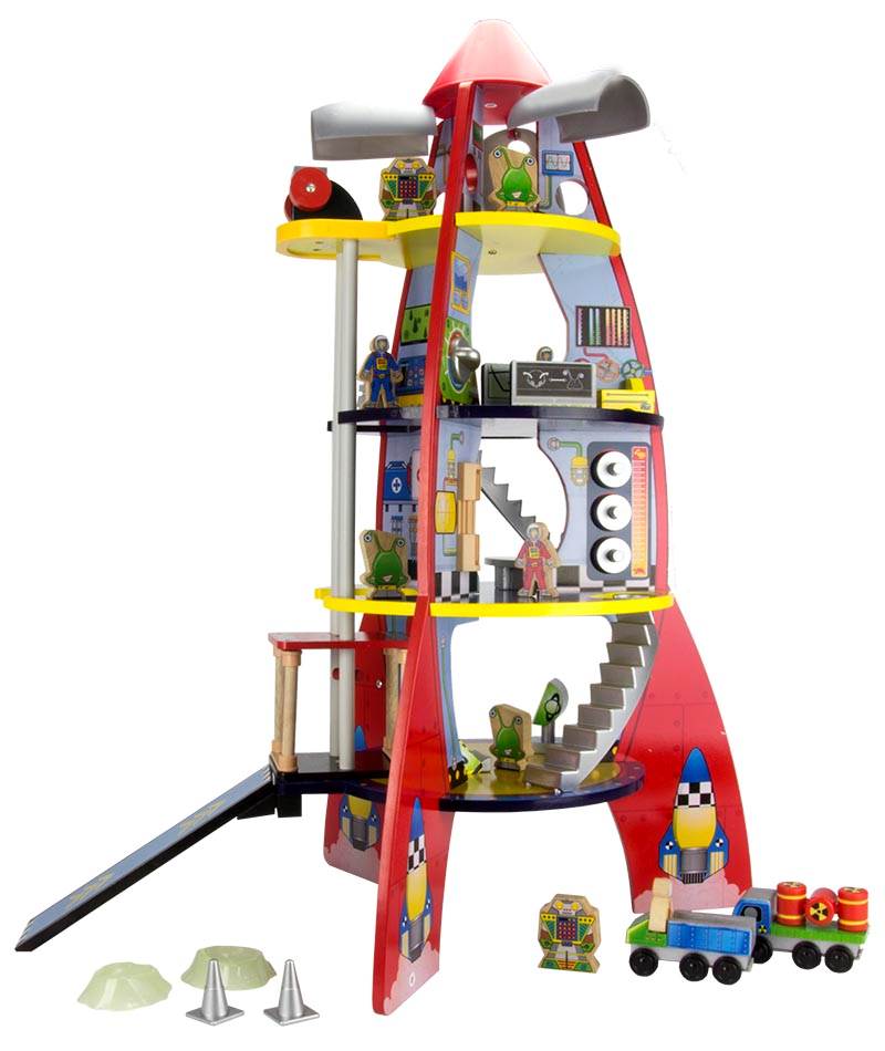 KidKraft Fun Explorers Rocket Ship Play Set - Open Box!