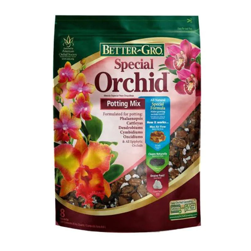 Sun Bulb Better-Gro Special Orchid Potting Mix Garden Soil, 8 Quarts (4 Pack)