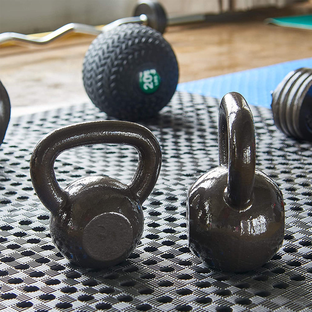 Everyday Essentials 25 Lb Exercise Strength Training Kettlebell Weight(Open Box) - VMInnovations