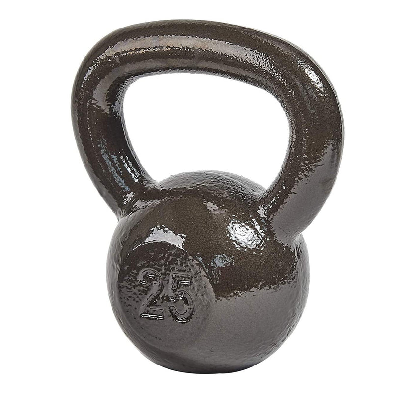 Everyday Essentials 25 Lb Full Body Exercise Strength Training Kettlebell Weight