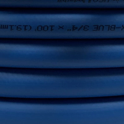 Underhill Ultramax 100' Garden Hose, Blue & Precision Cloudburst Hose End Nozzle
