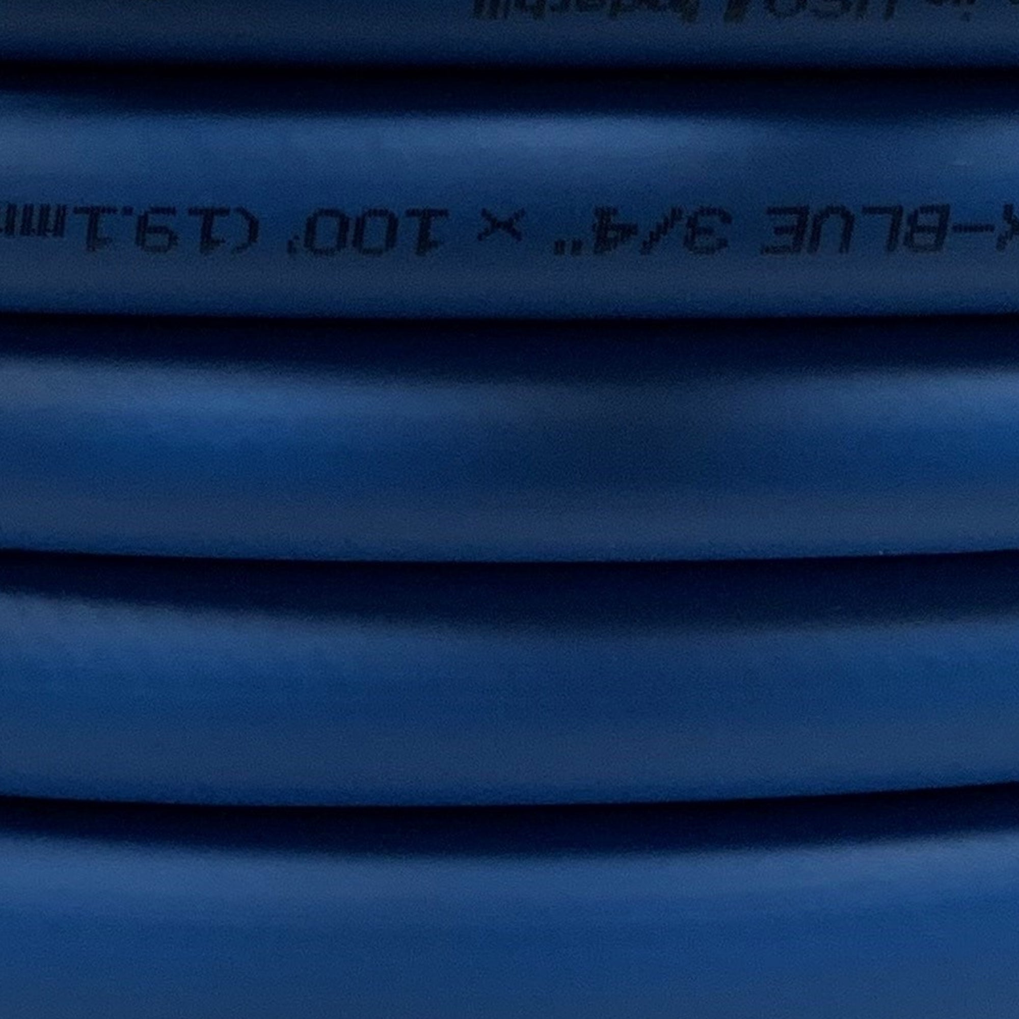 Underhill 100 Ft Blue Water Hose w/ Precision Cloudburst Nozzle & Hose Adapter